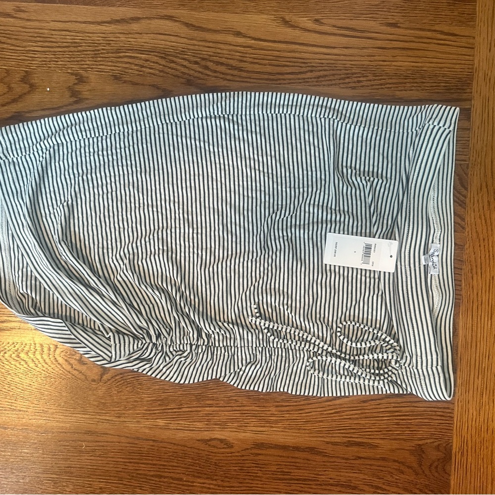 Striped Black and White Skirt